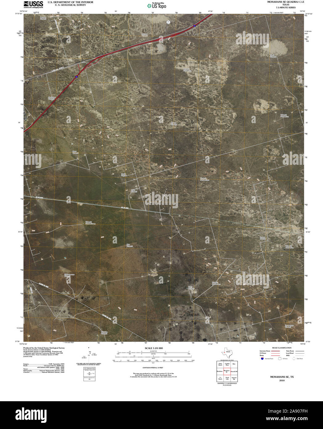 Monahans map hires stock photography and images Alamy