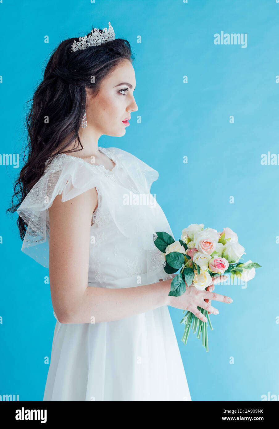 princess bride blue dress