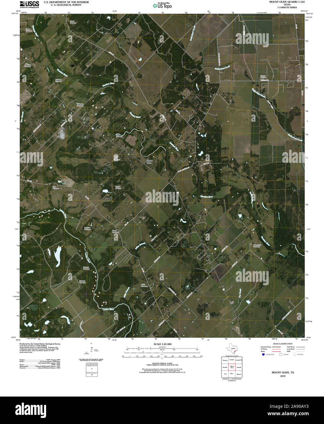 Map of mount olive hires stock photography and images Alamy