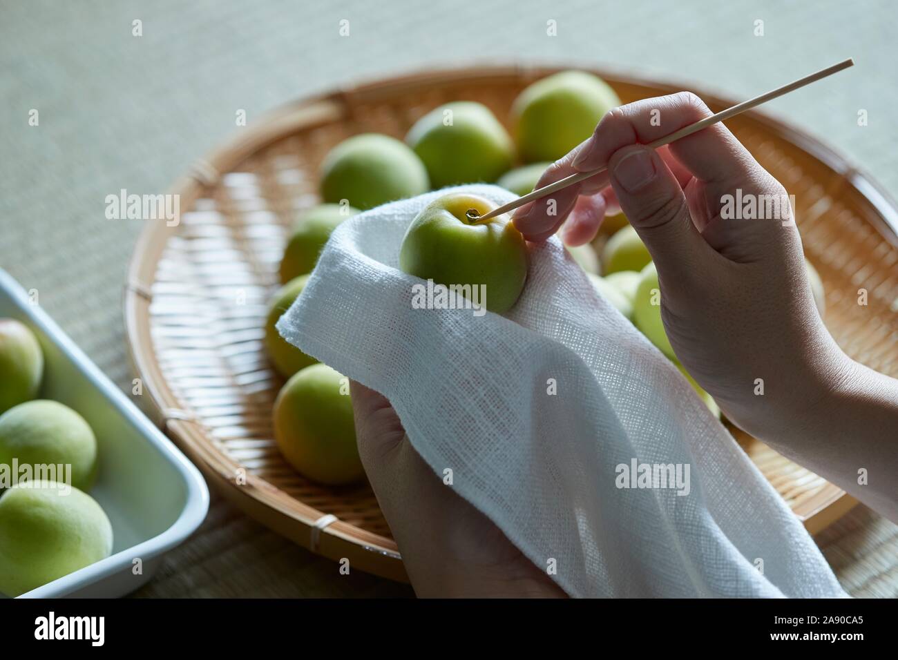 Japanese ume plums Stock Photo Alamy