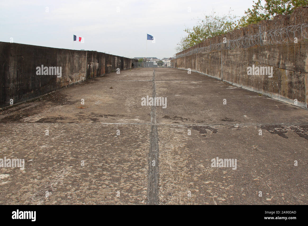 submarine base in saintnazaire (france Stock Photo Alamy