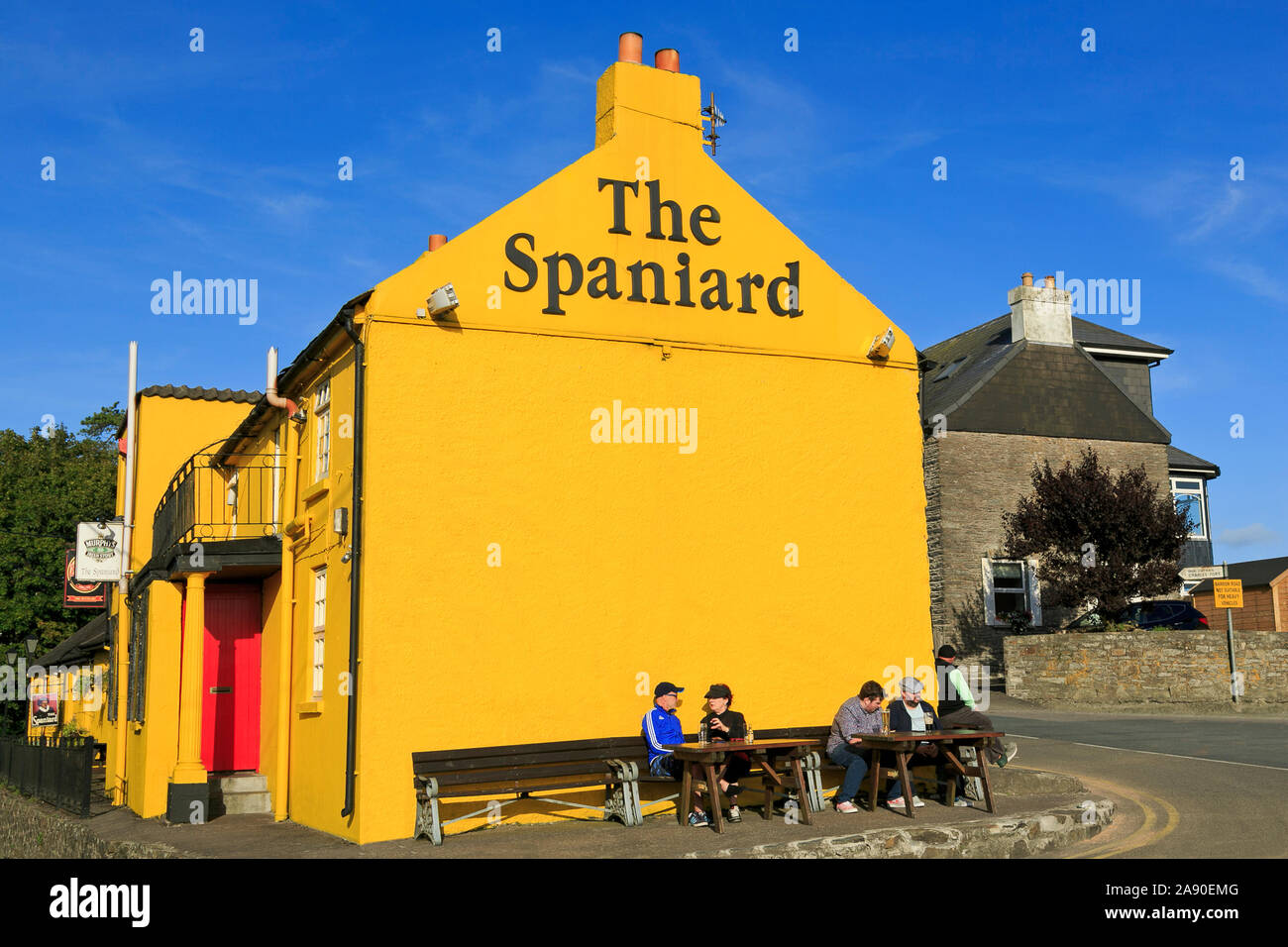 The Spaniard Pub in Sandycove, Kinsale, County Cork, Ireland Stock Photo