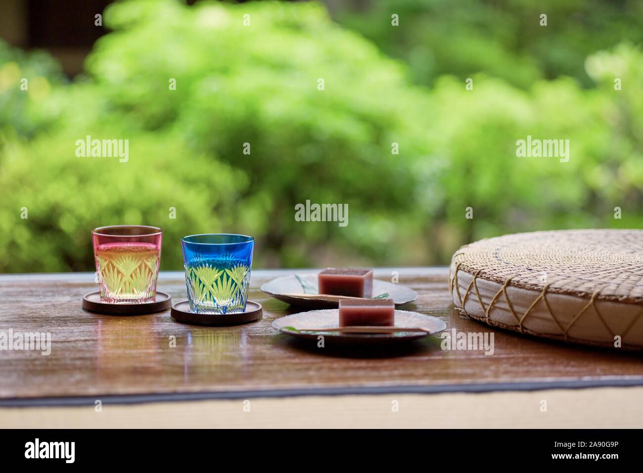 Japanese confectionery Stock Photo