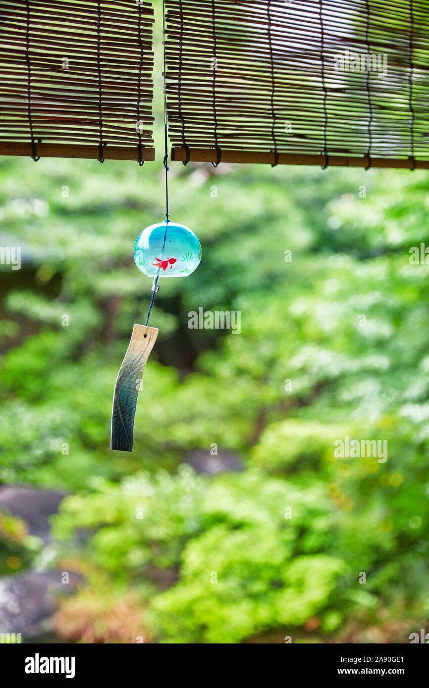 Traditional Japanese wind chime Stock Photo Alamy