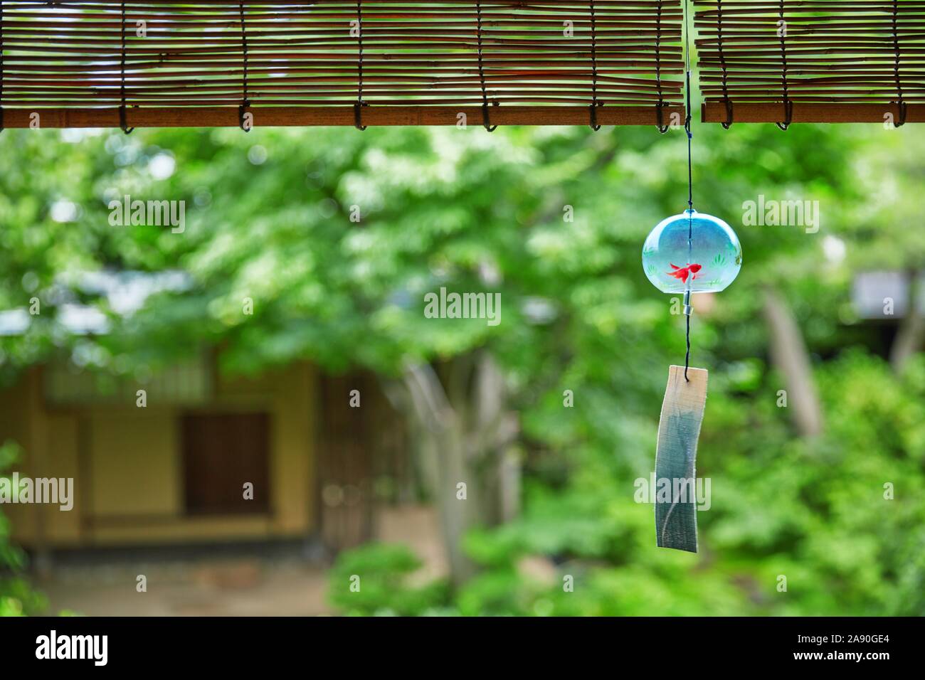 Traditional Japanese wind chime Stock Photo Alamy