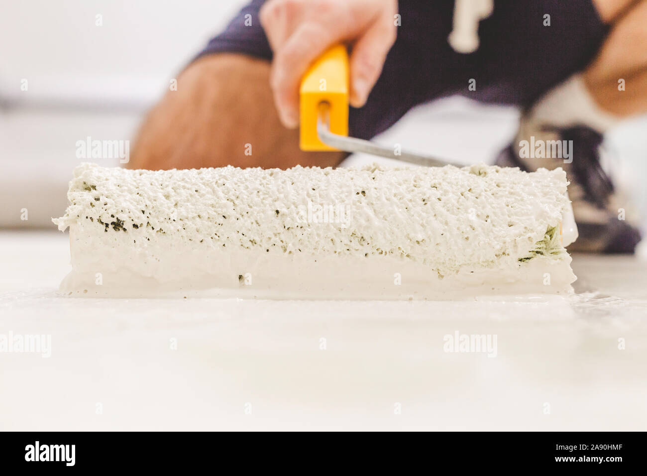 Methods of installation and tools used to install carpet ties The