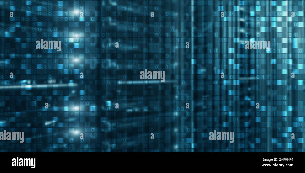 Digital background matrix information technology and internet concept ...