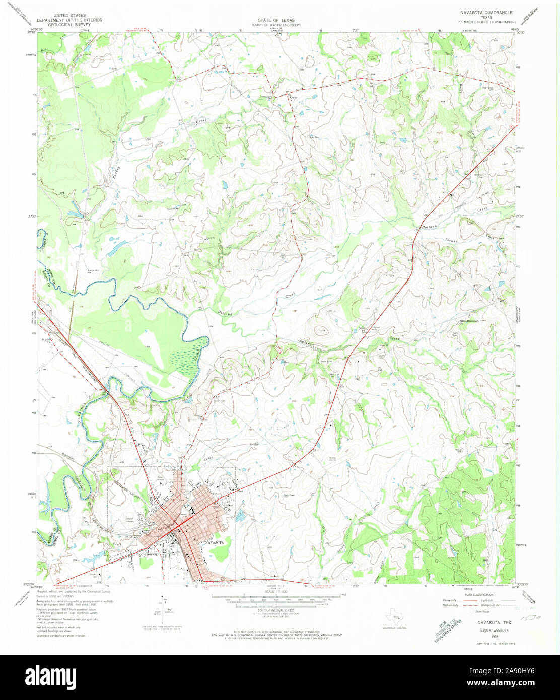 Map of navasota hires stock photography and images Alamy