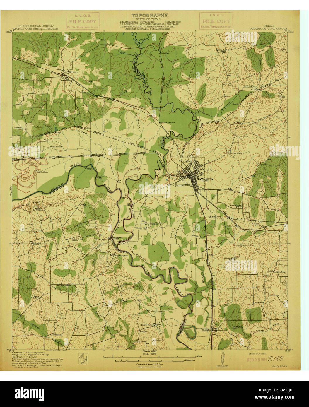 Map of navasota hi-res stock photography and images - Alamy