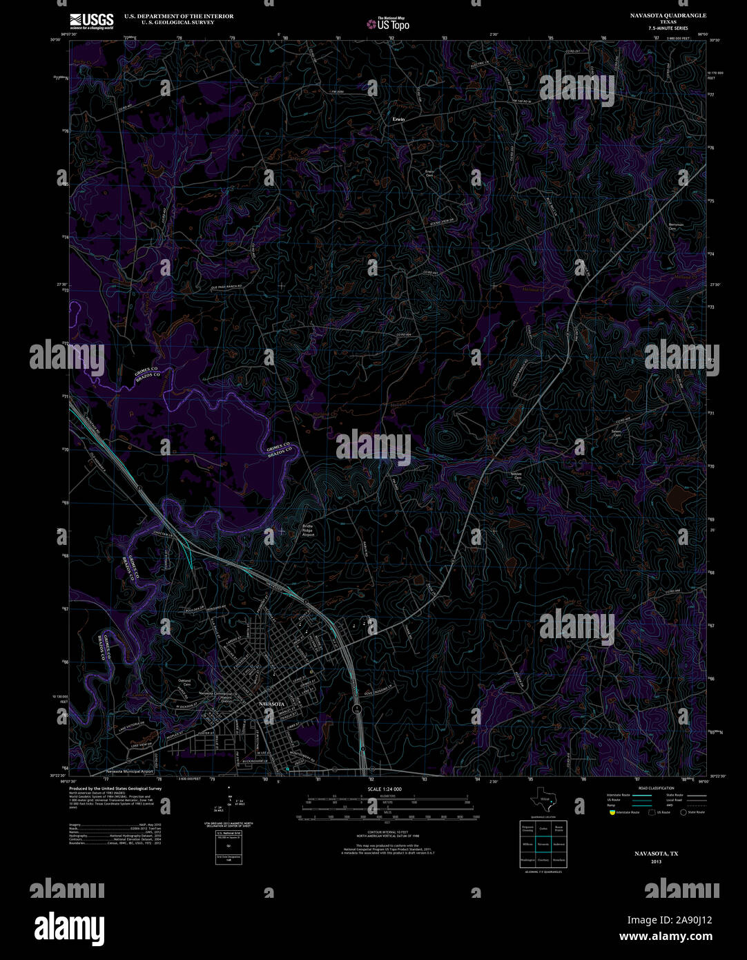 Map of navasota hires stock photography and images Alamy
