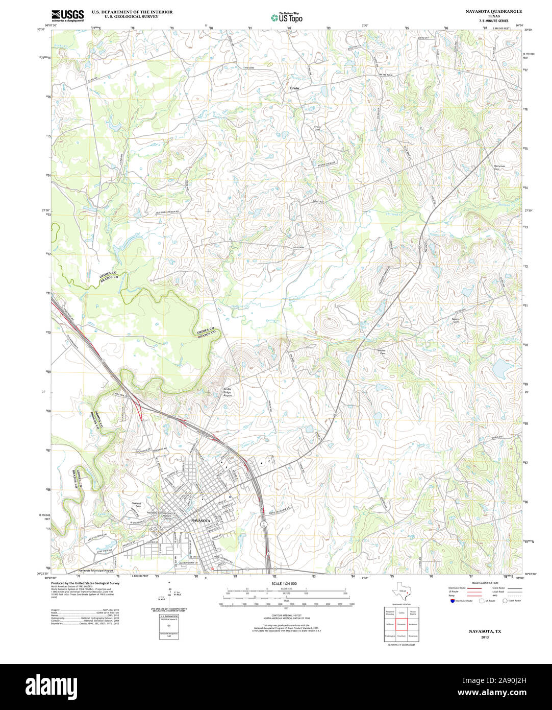 Map of navasota hires stock photography and images Alamy
