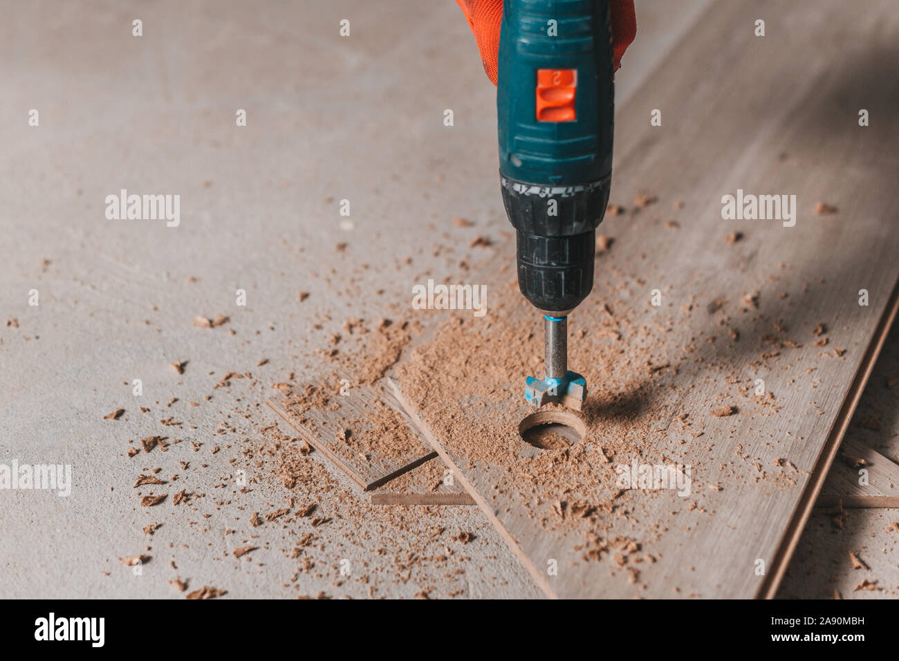 How to cut laminate around a heating pipe floor work floating floor