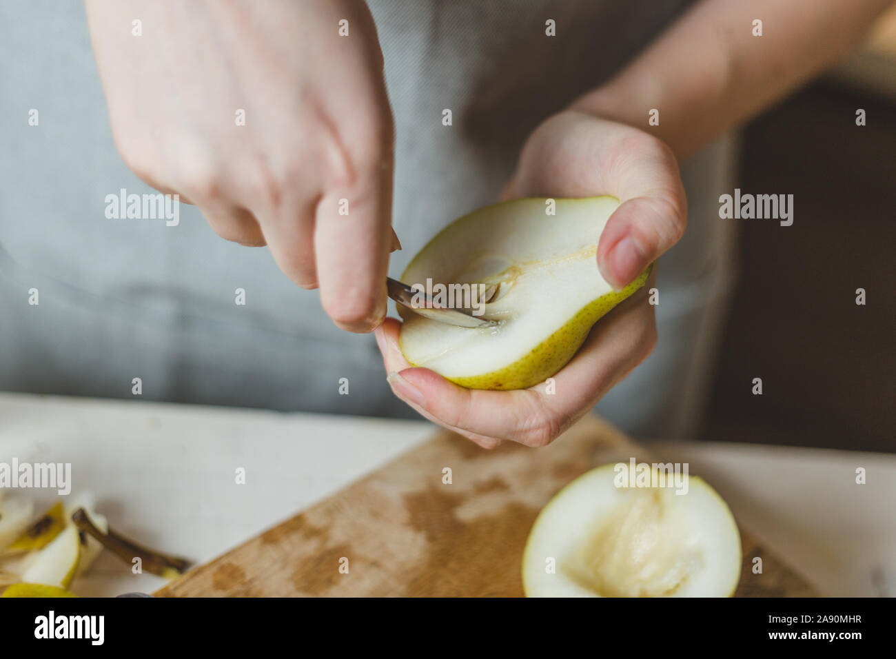 Core Definition Cooking Cooking secrets extracting core hi-res stock photography and images - Alamy