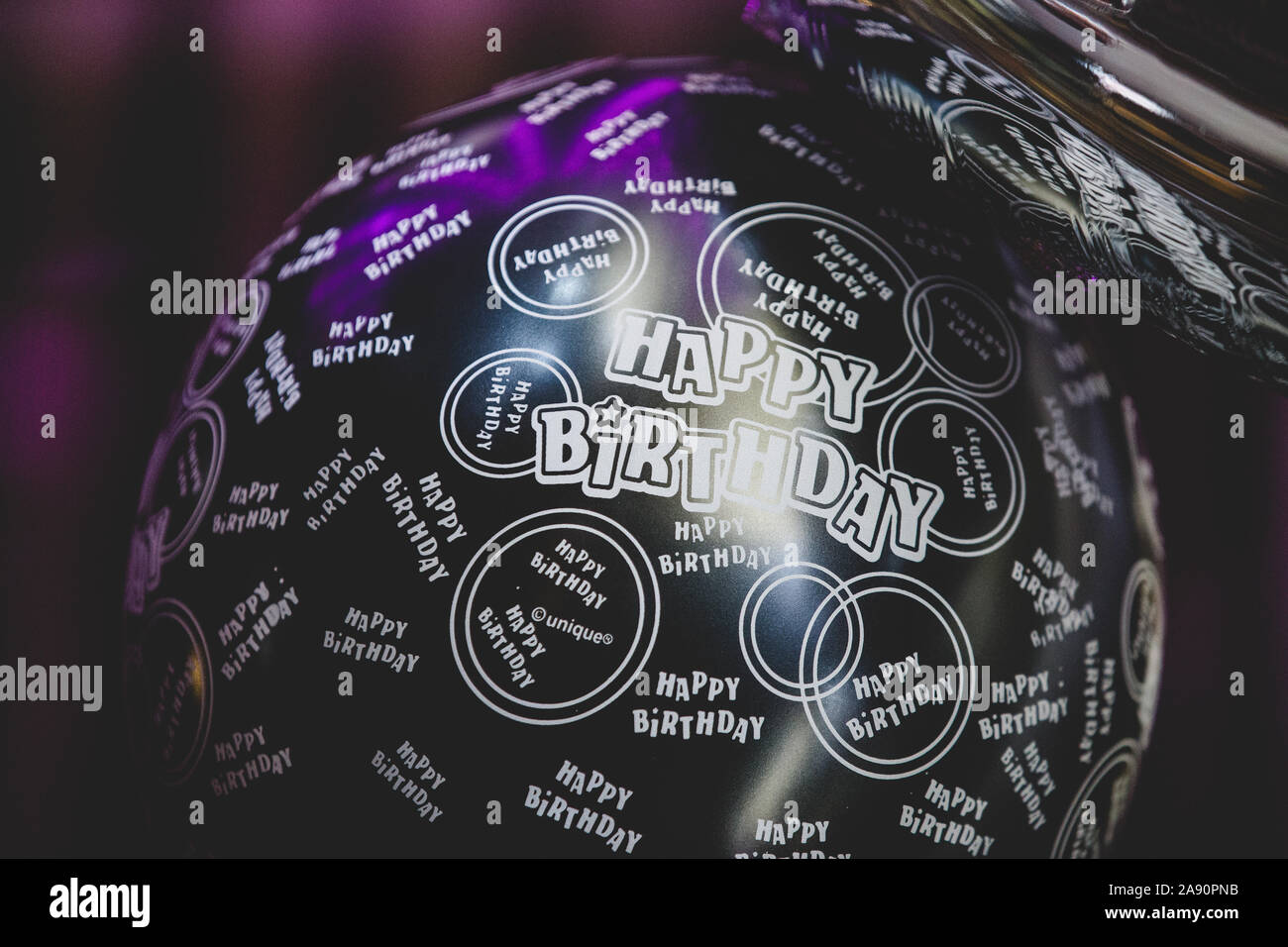 birthday celebration at nightclub, close-up, no people Stock Photo - Alamy