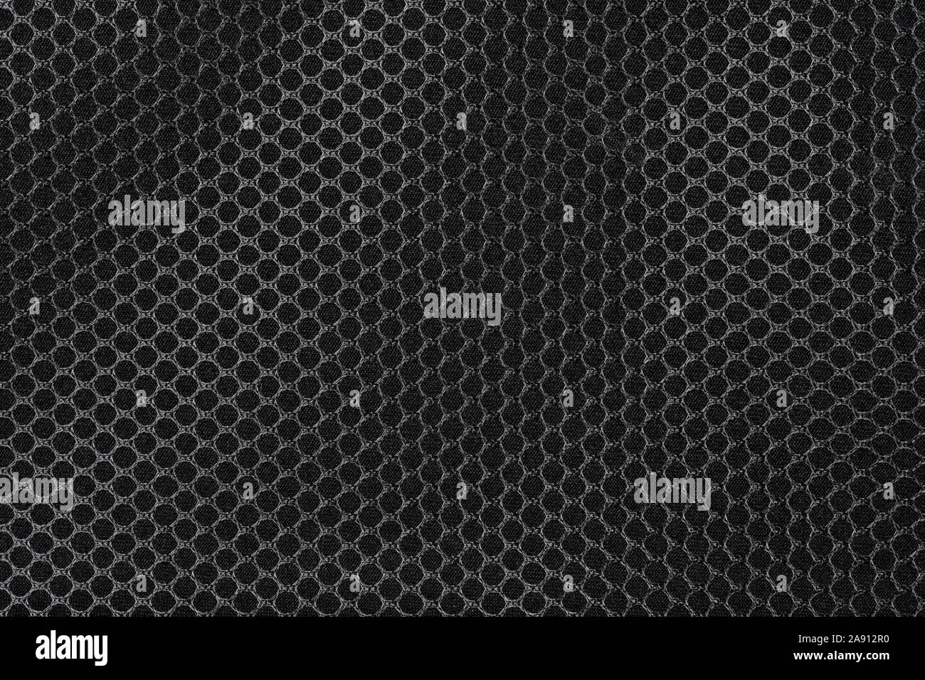 Carbon black honeycomb fiber surface. Abstract texture and background Stock Photo