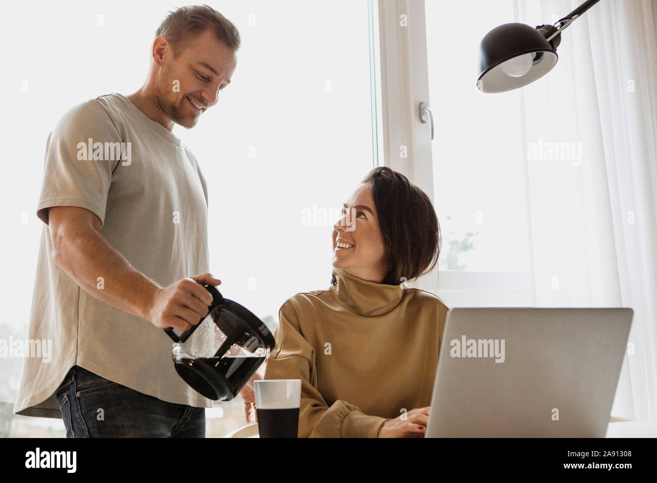 Young couple together Stock Photo