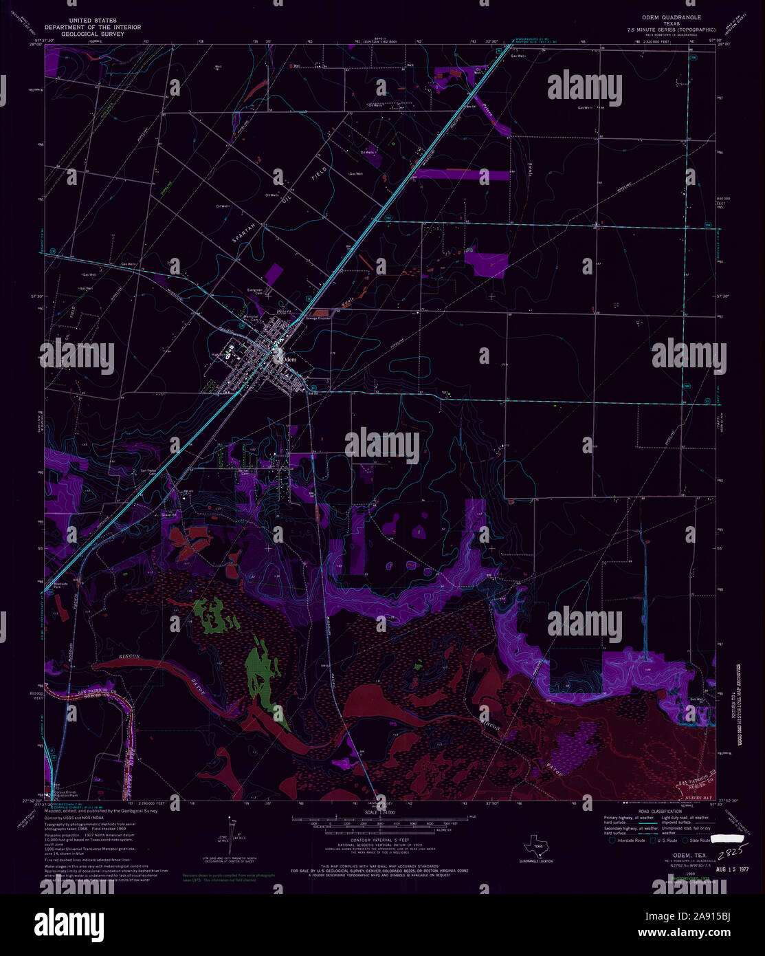 Map of odem texas hires stock photography and images Alamy