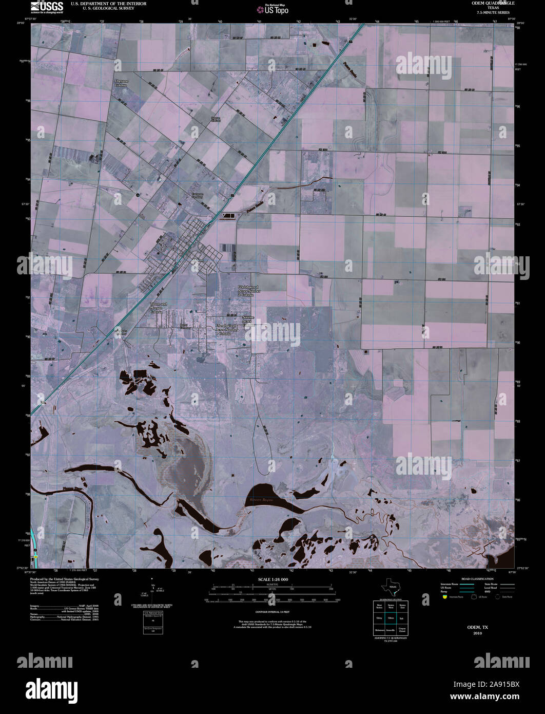 Map of odem texas hires stock photography and images Alamy