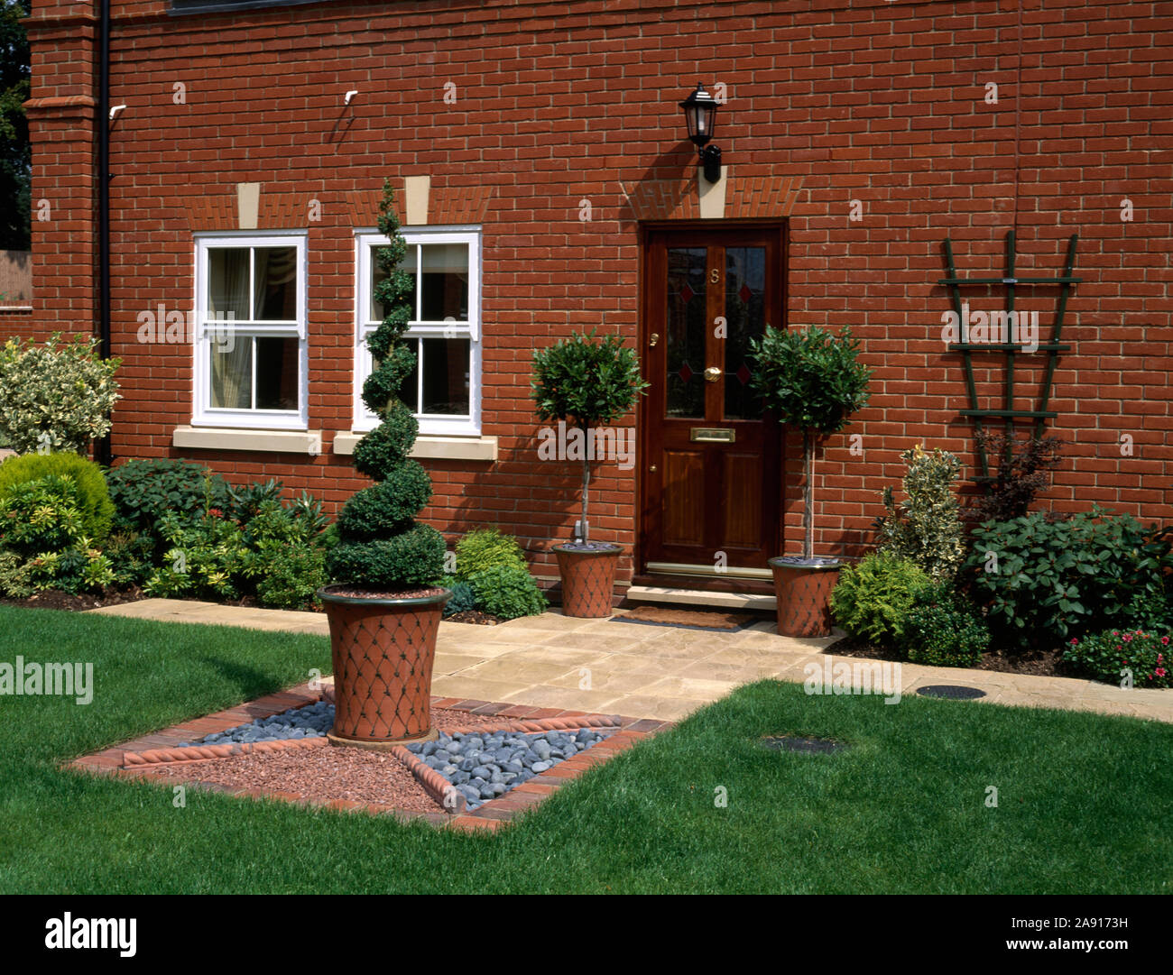 Topiary Trees In Containers Stock Photos Topiary Trees In