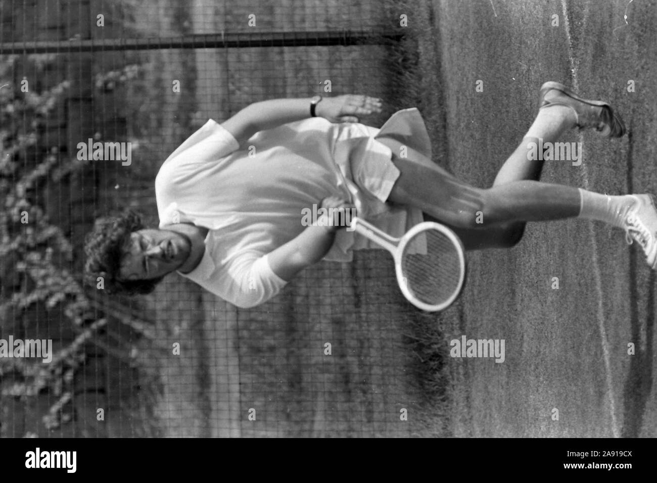 Tennis player 1975 Stock Photo Alamy