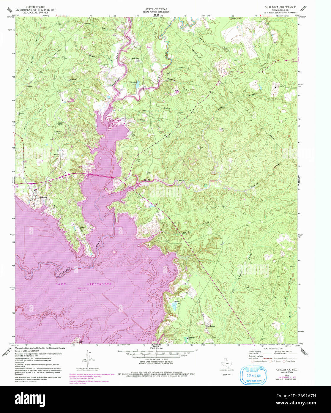 Onalaska map hires stock photography and images Alamy