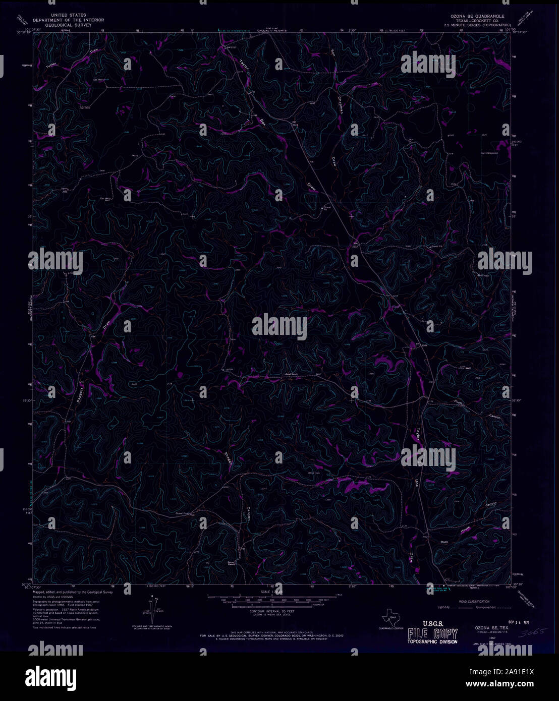 Ozona texas map hires stock photography and images Alamy