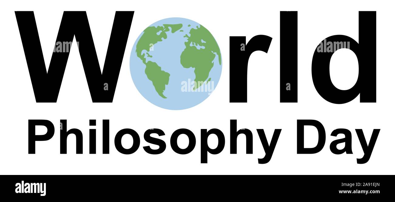World Philosophy Day Stock Vector