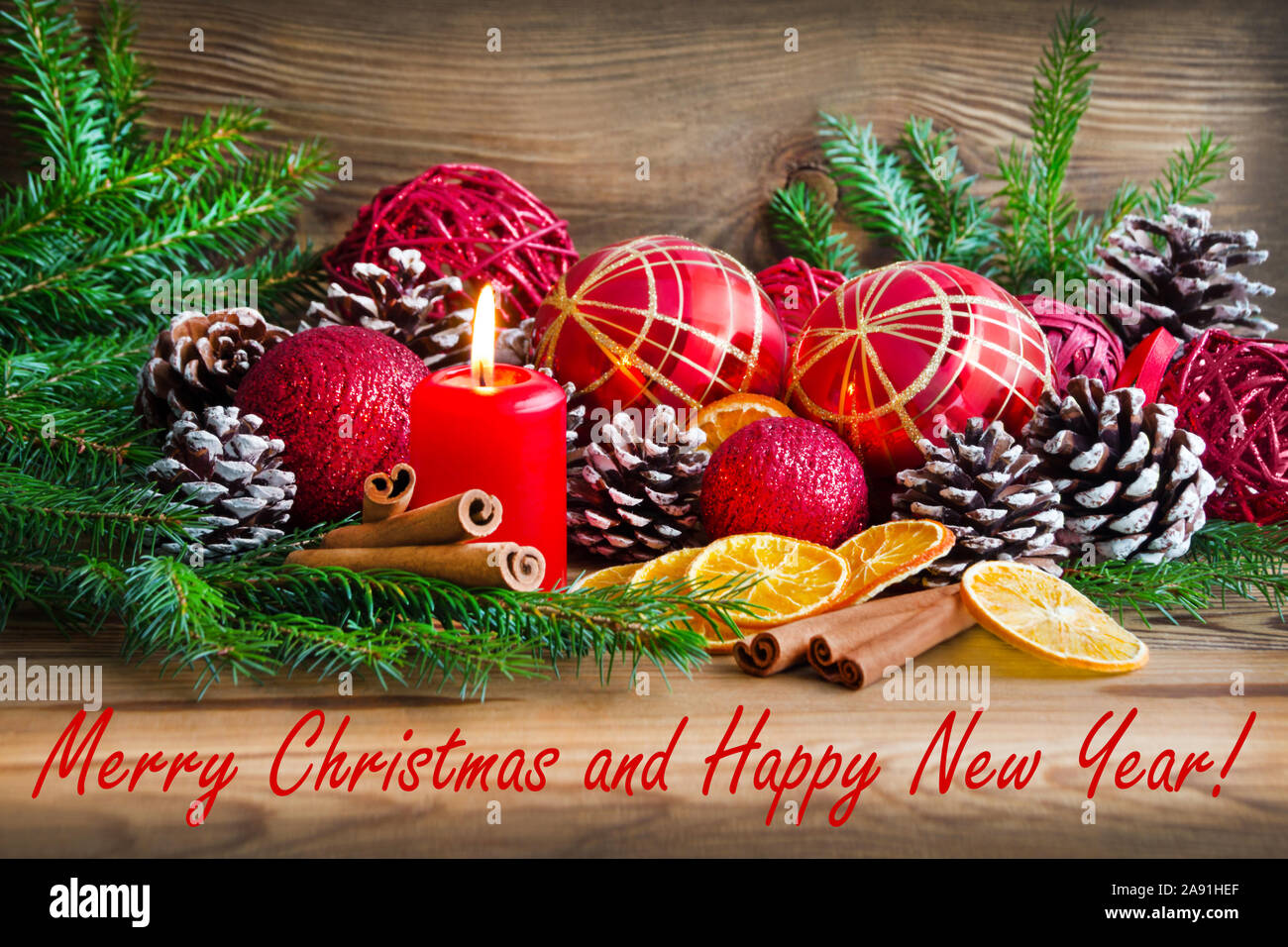 Merry christmas happy new year hi-res stock photography and images - Alamy