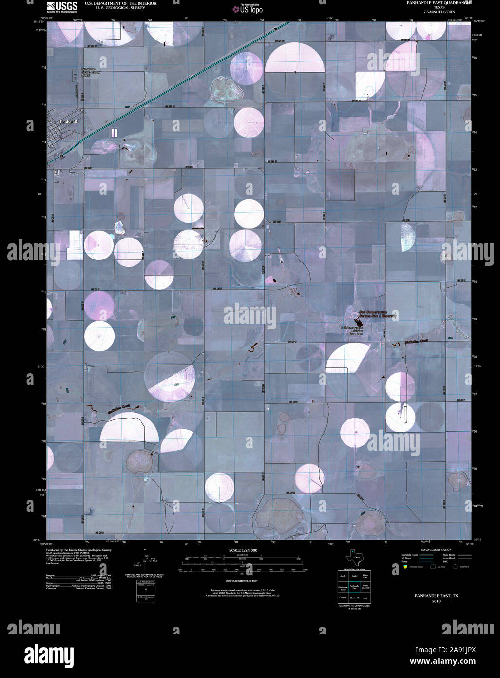 Texas panhandle map hires stock photography and images Alamy