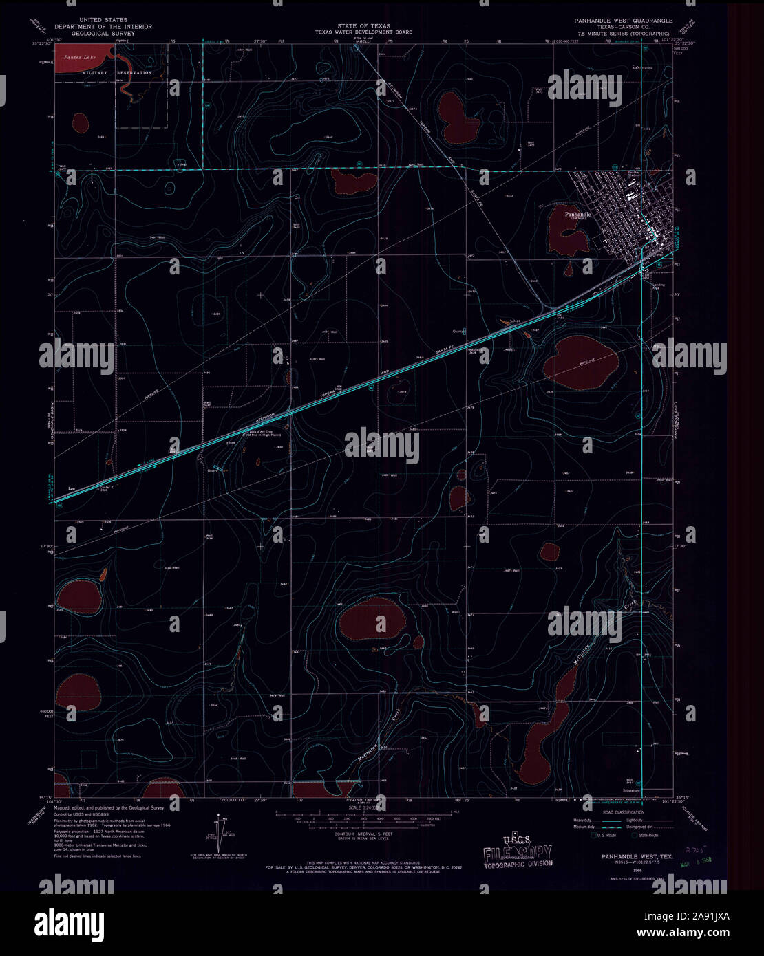 Texas panhandle map hires stock photography and images Alamy