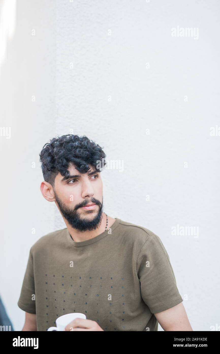Man looking away Stock Photo