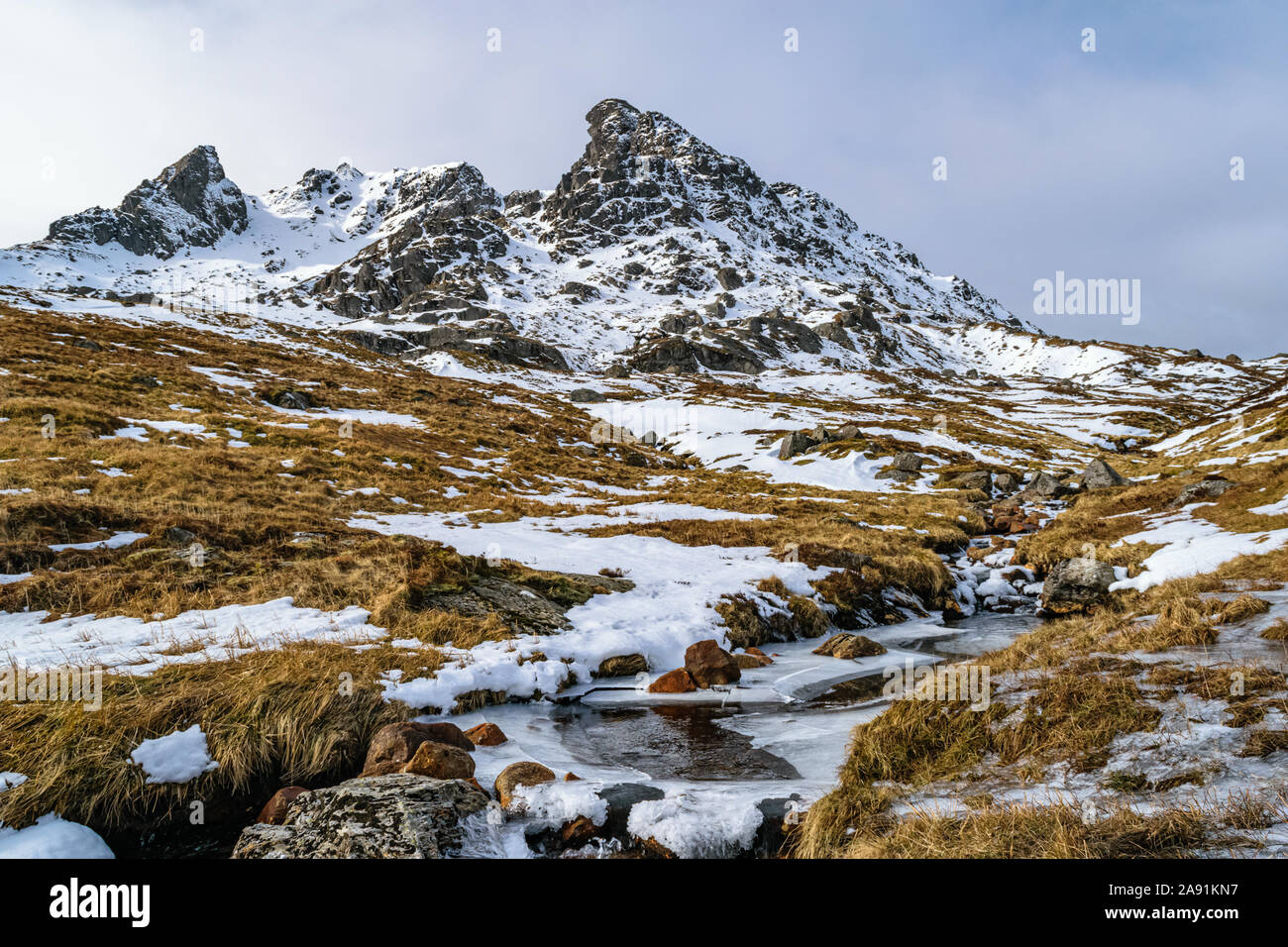 Ben Arthur (the Cobbler), Scotland Stock Photo - Alamy