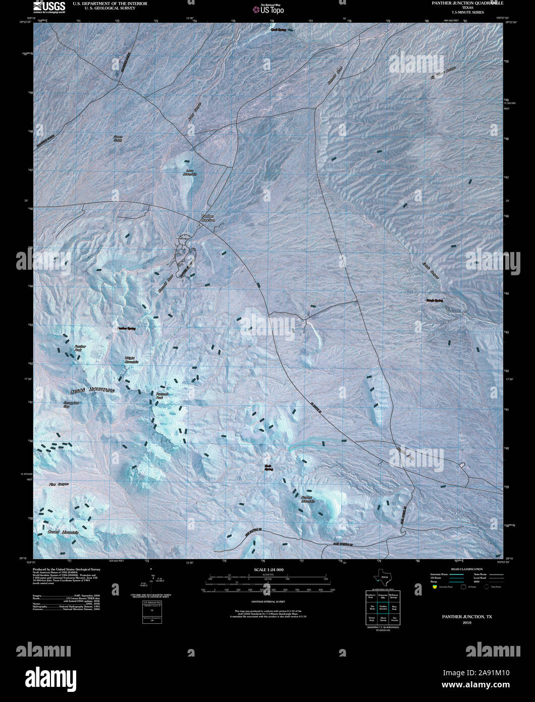Map of junction texas hires stock photography and images Alamy