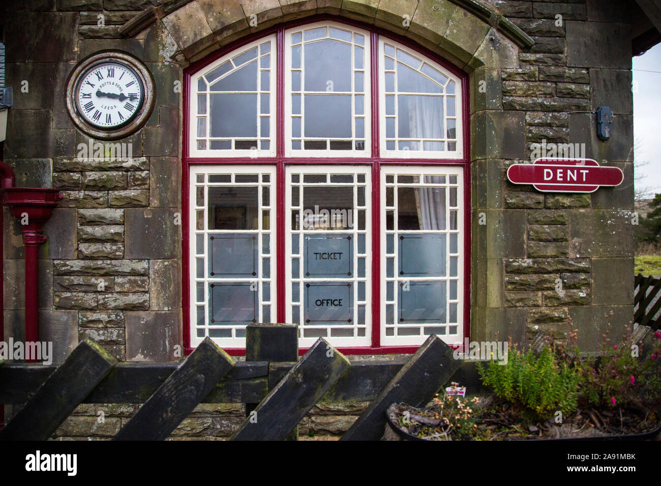 The old station building at Dent Railway Station, Cowgill, South