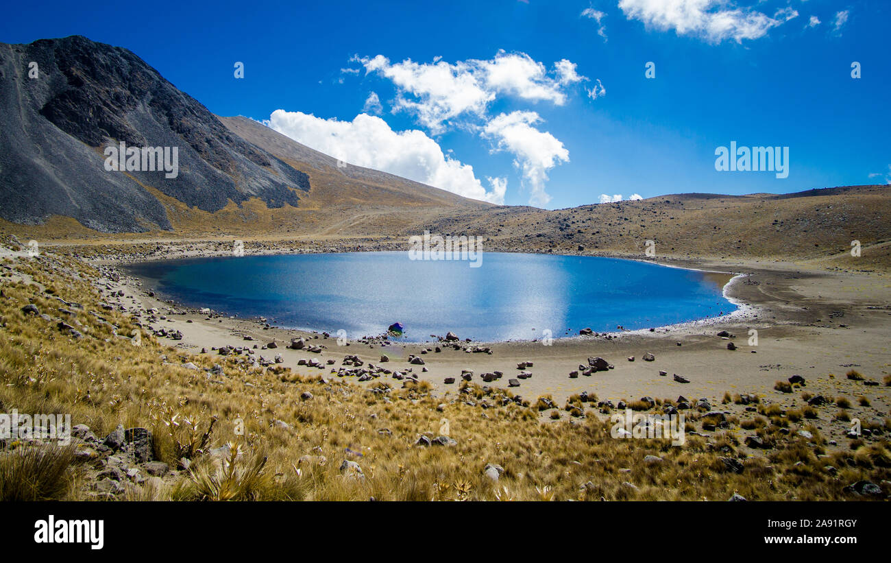 Lago de la Luna, Nevado de Toluca, Mexico Stock Photo