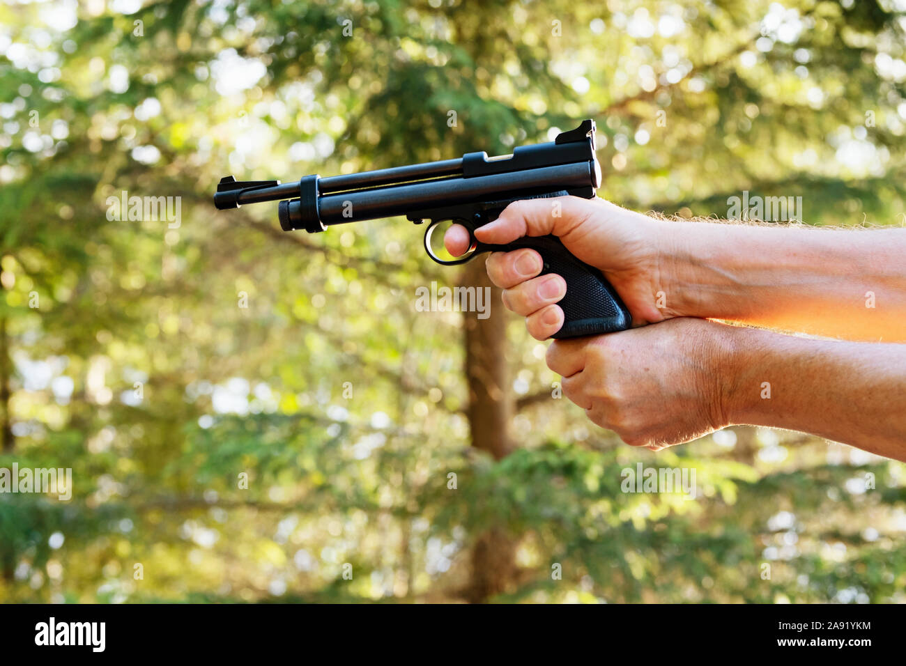 Hand Holding Rifle High Resolution Stock Photography and Images Alamy