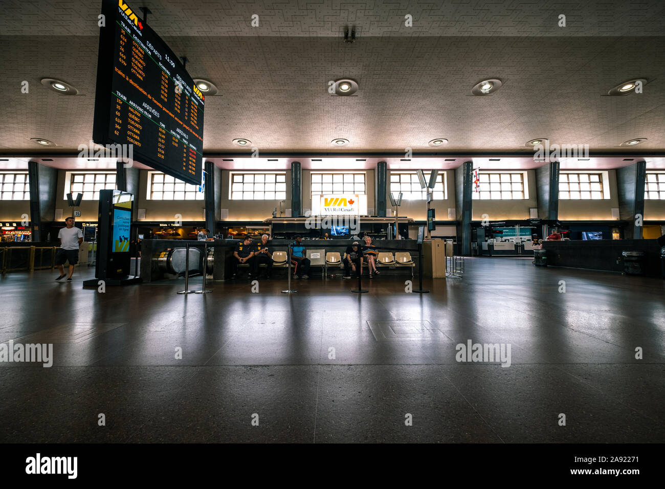 Gare Centrale or Central Station, Montreal, Quebec Stock Photo