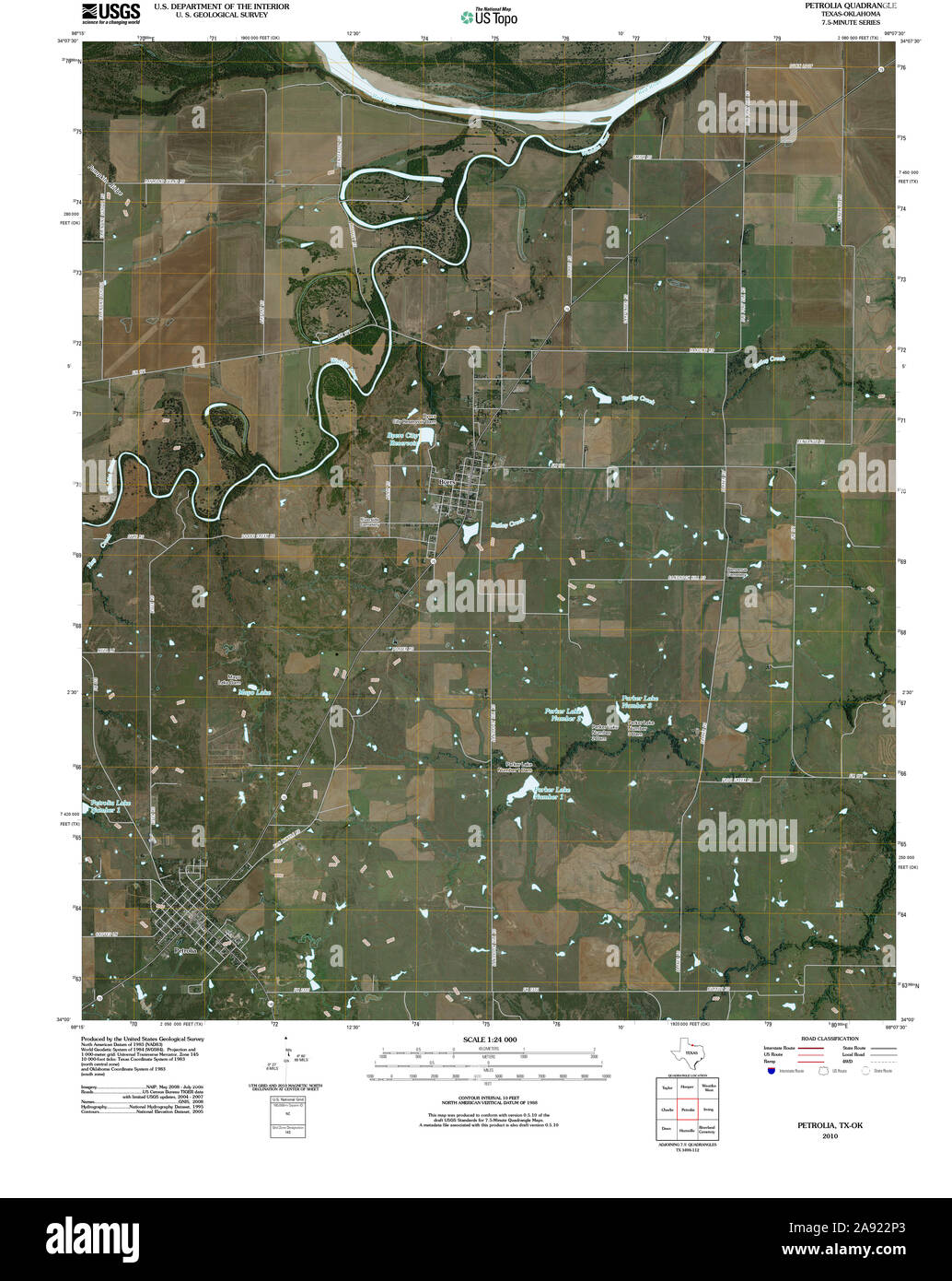 Petrolia map hires stock photography and images Alamy