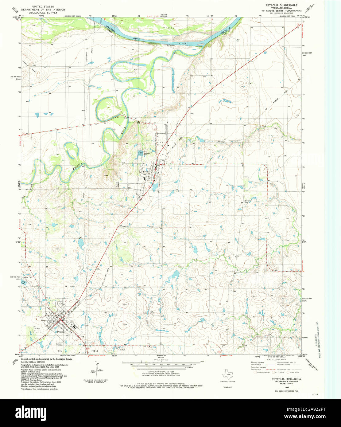 Petrolia map hires stock photography and images Alamy
