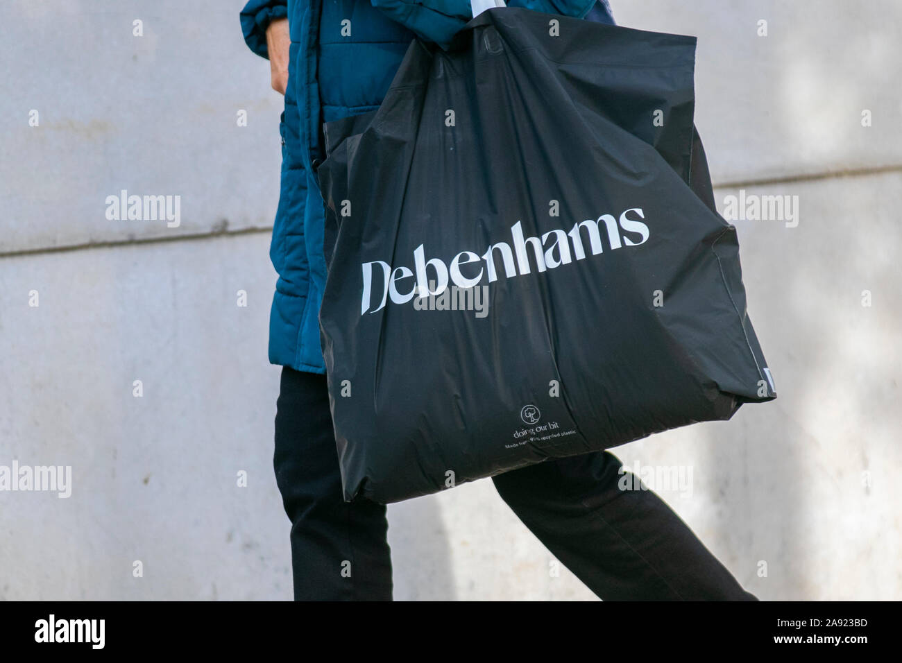 DEBENHAMS 100% recycled plastic reusable supermarket Bags for Life ...