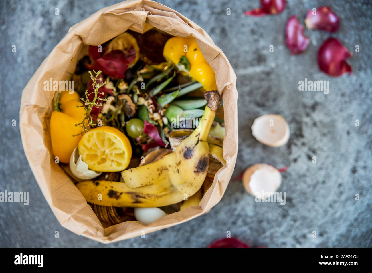 Fruit and vegetable scraps Stock Photo Alamy