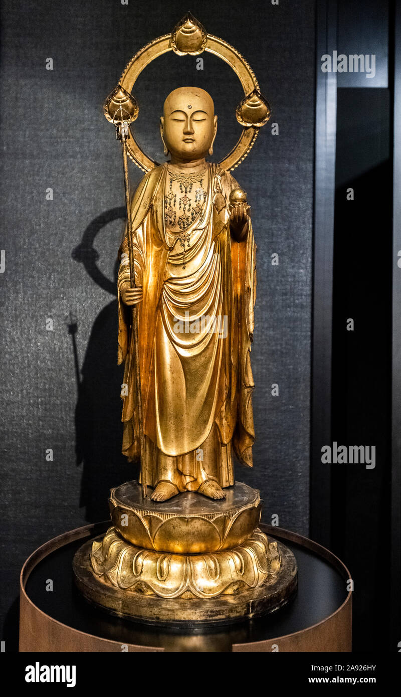 Jizo bodhisattva with circular halo hires stock photography and images Alamy