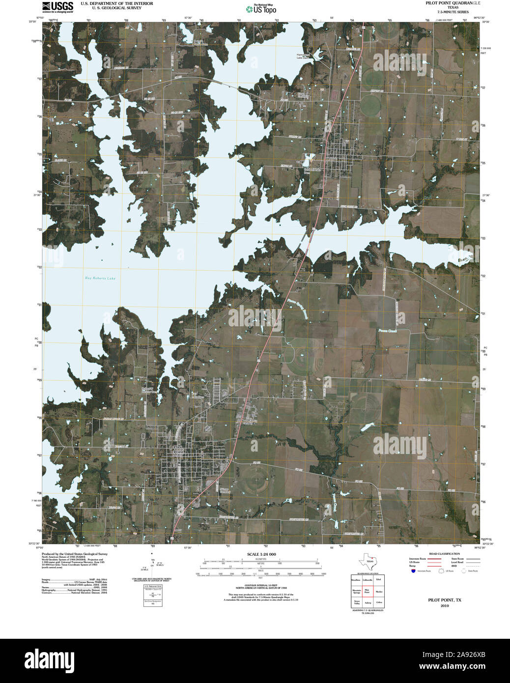 Map of pilot point Cut Out Stock Images & Pictures Alamy