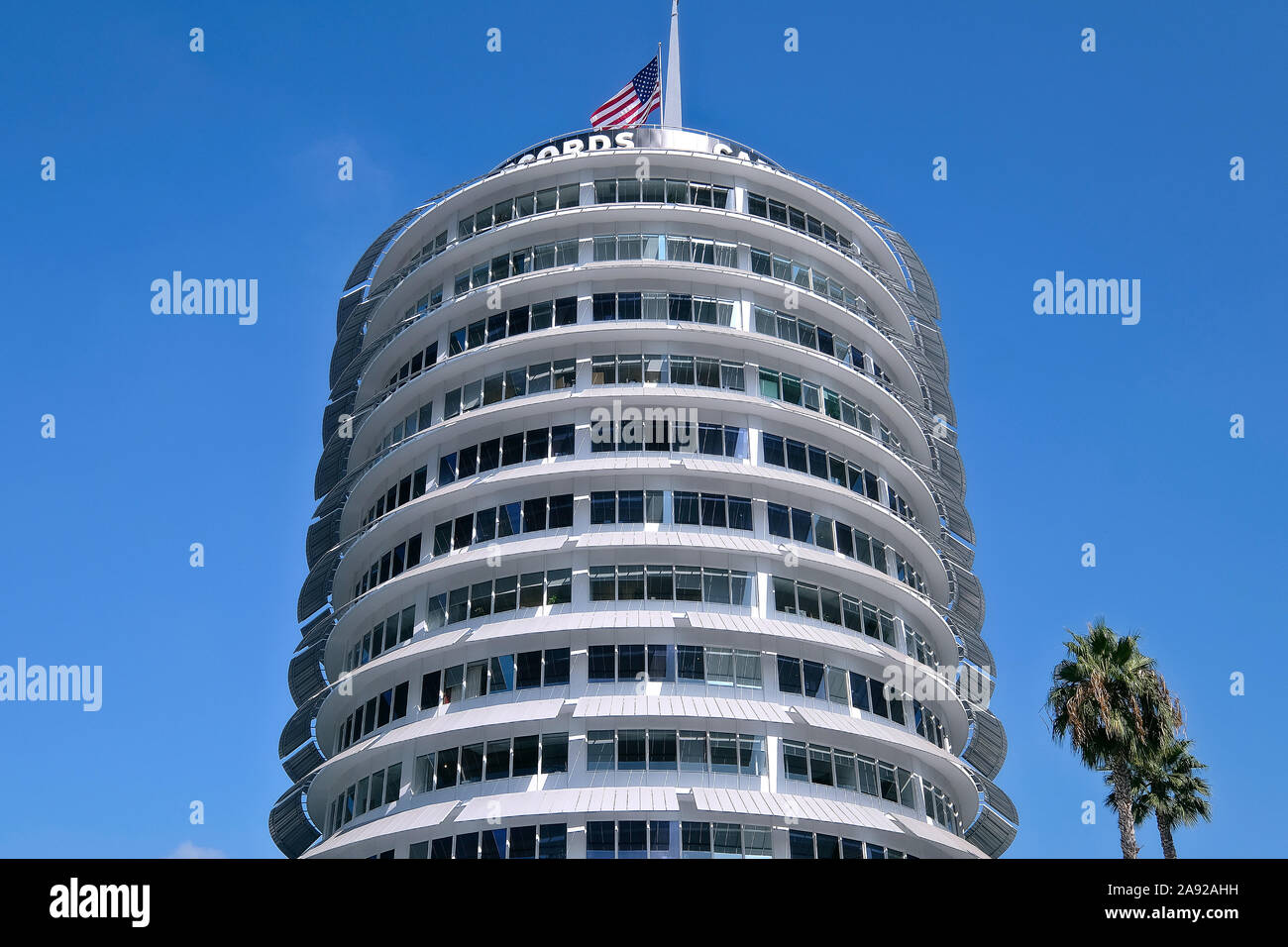 Capitol Tower, company headquarters of Capitol Records in Hollywood