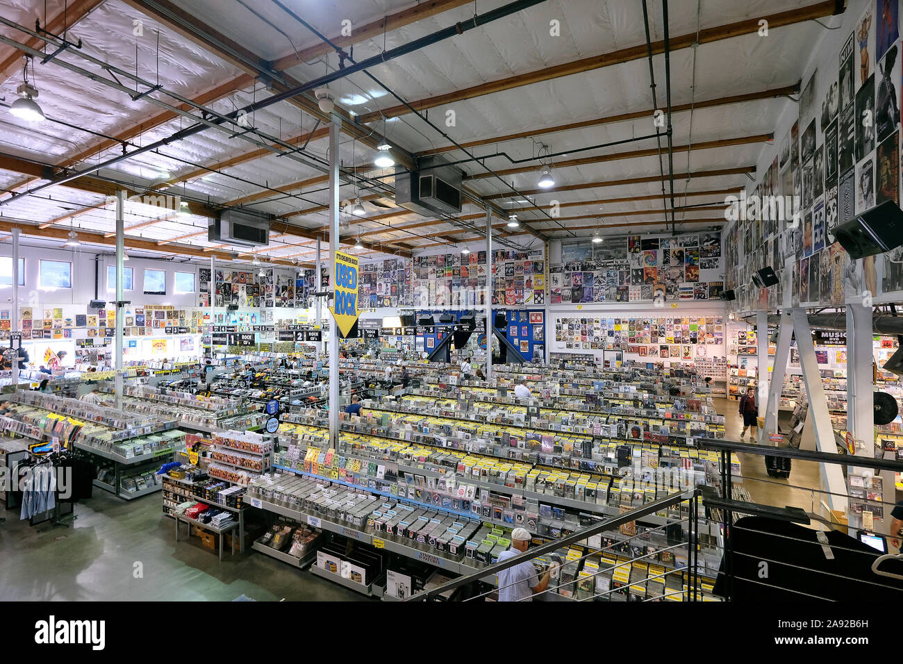 Amoeba Music, record store on Sunset Boulevard, Hollywood, Los Angeles