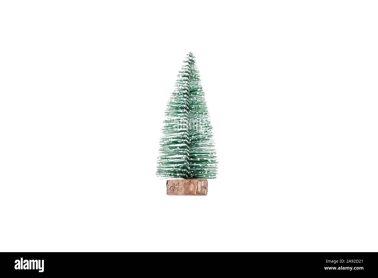 Christmas tree isolated on white background Stock Photo - Alamy