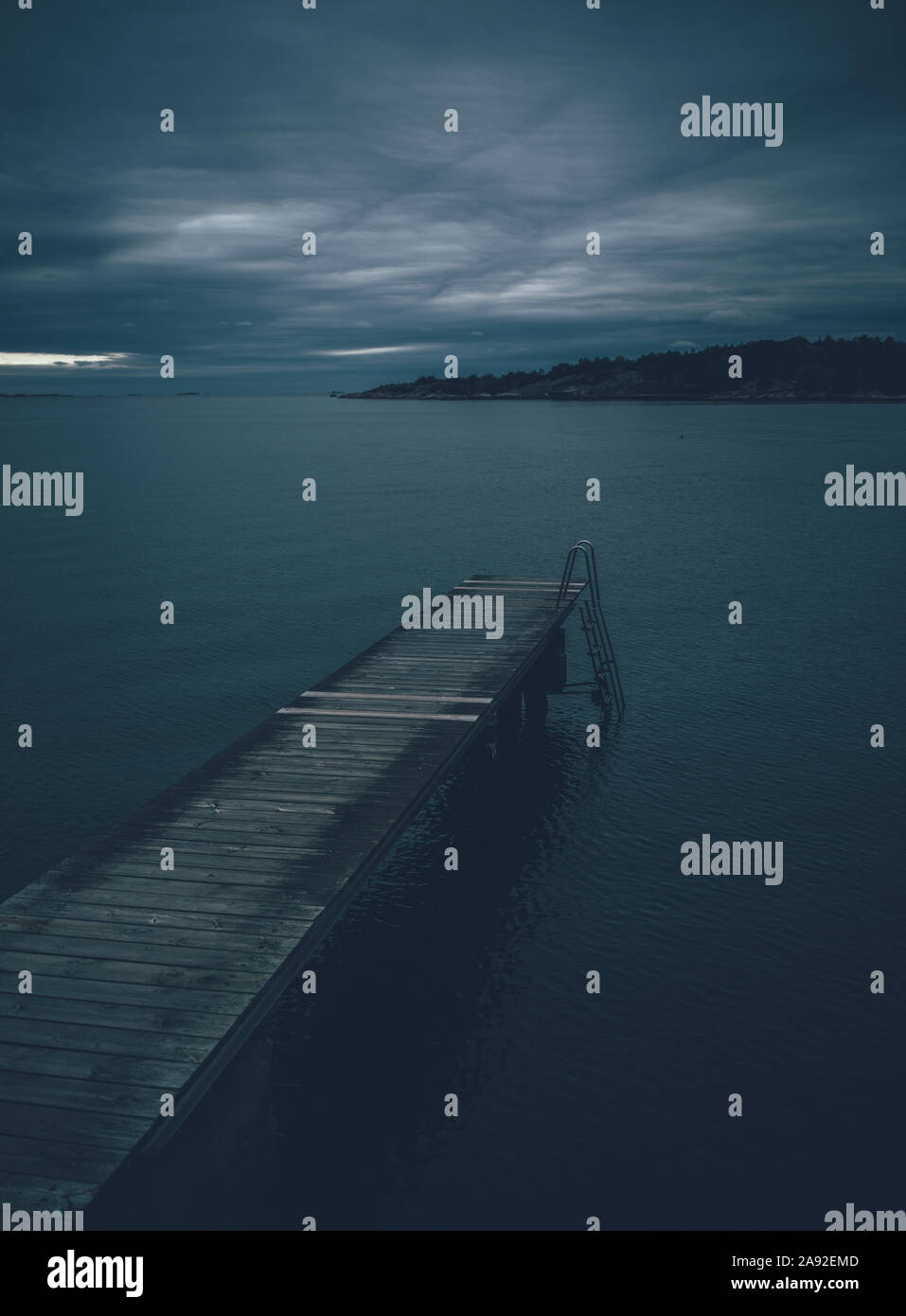 Jetty at sea Stock Photo - Alamy