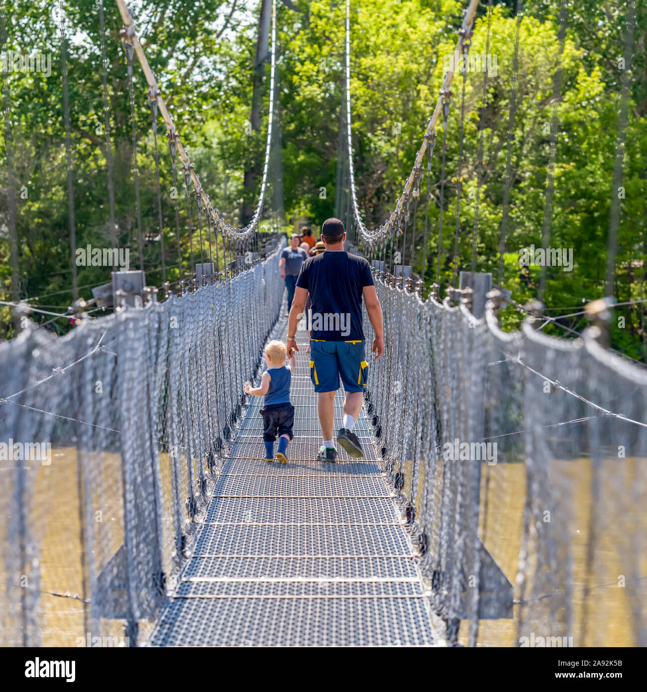 Star Mine Suspension Bridge, a 117 metre long pedestrian suspension