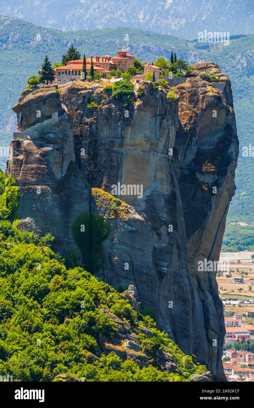 Holy Monastery of Holy Trinity, Meteora; Thessaly, Greece Stock Photo