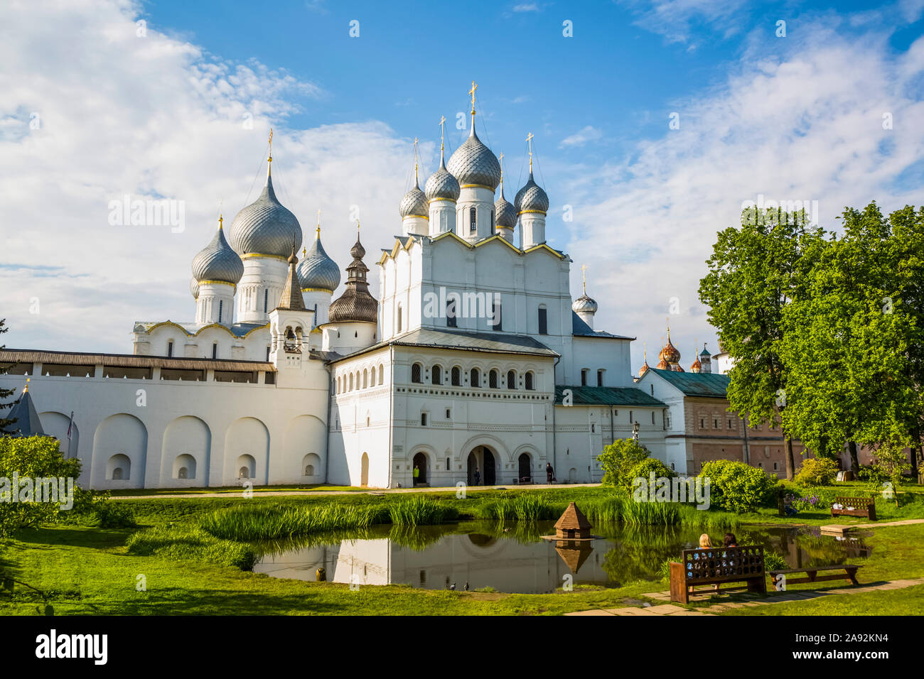 Gate Church of the Resurrection; Rostov Veliky, Yaroslavl Oblast, Russia Stock Photo